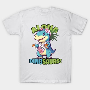 Aloha Dinosaurs! T-Shirt